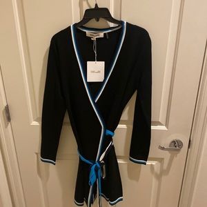 DVF wrap sweater dress